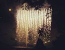 cascata luci fuochi artificio